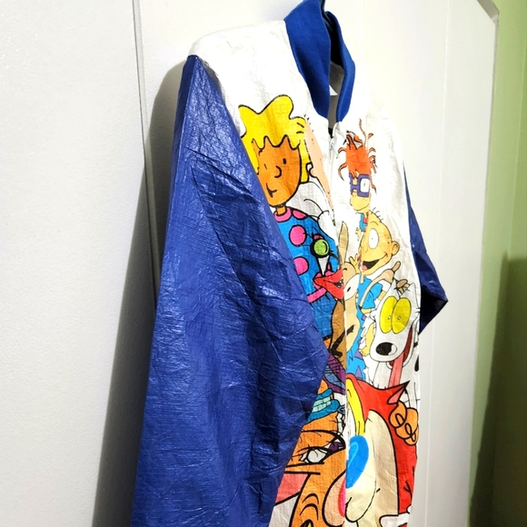 COPY - Vintage 90's Nickelodeon Tyvek windbreaker. Size adult small. - Picture 6 of 14